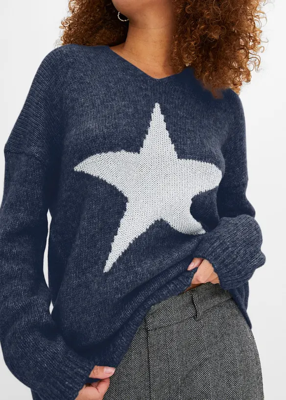 Maglione con stella, bonprix