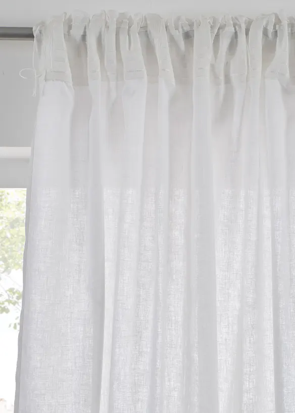 Tenda in misto lino e cotone (pacco da 1), bonprix