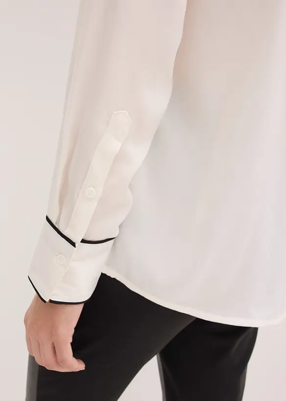 Camicetta in satin fluente, bonprix