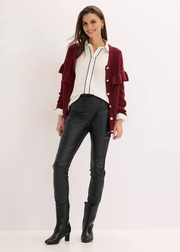 Camicetta in satin fluente, bonprix