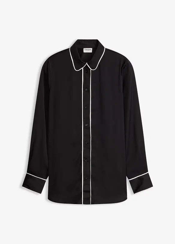 Camicetta in satin fluente, bonprix