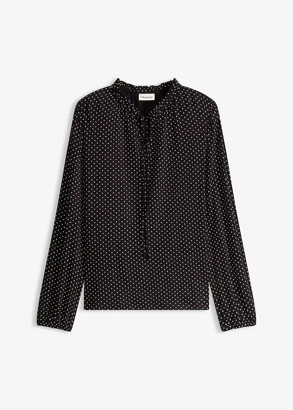 Maglia a maniche lunghe in misto viscosa, bonprix