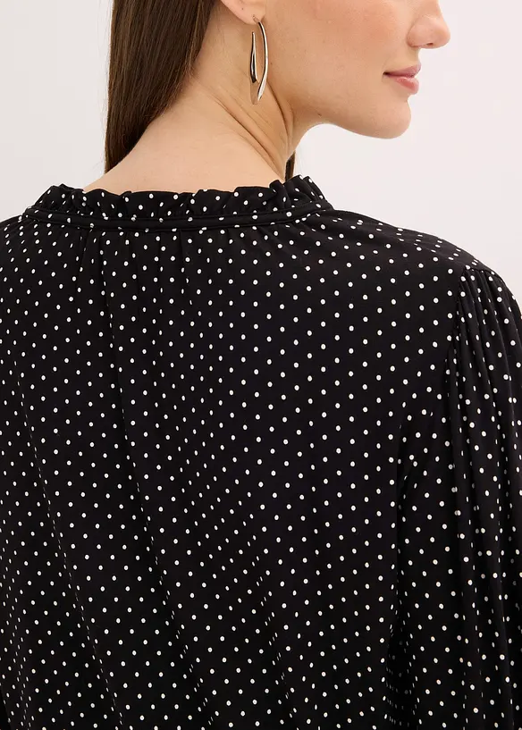 Maglia a maniche lunghe in misto viscosa, bonprix