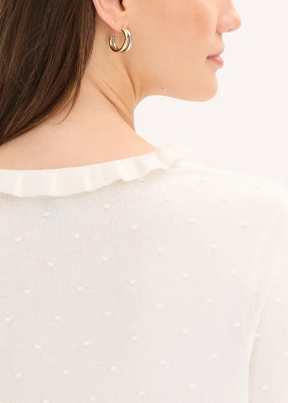 Maglione in filato fine di misto viscosa, bonprix