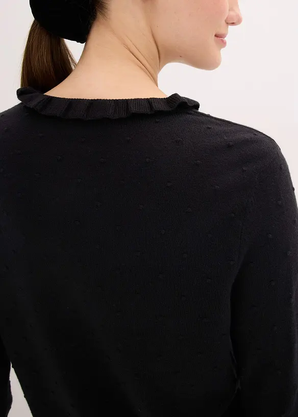 Maglione in filato fine di misto viscosa, bonprix