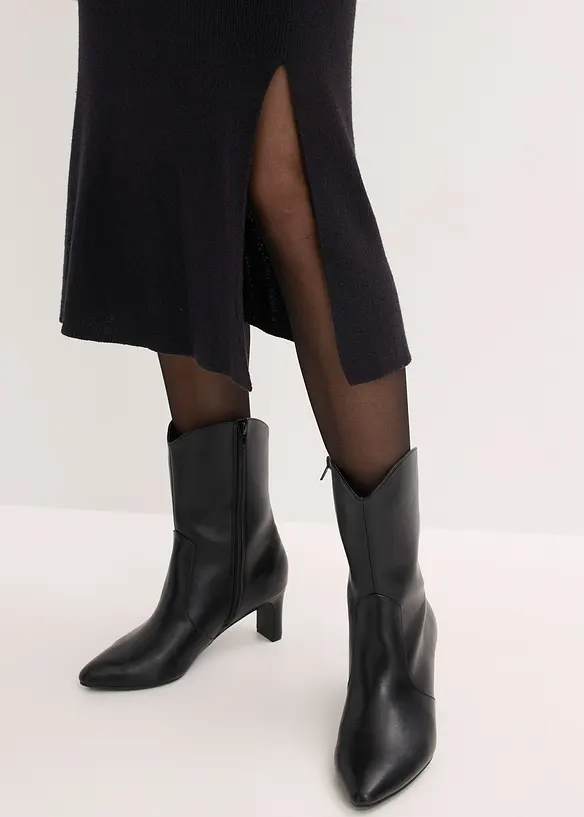 Abito in maglia a coste di misto viscosa, bonprix