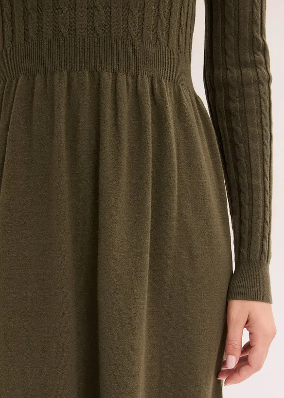 Abito in maglia di misto viscosa, bonprix