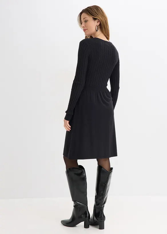 Abito in maglia di misto viscosa, bonprix