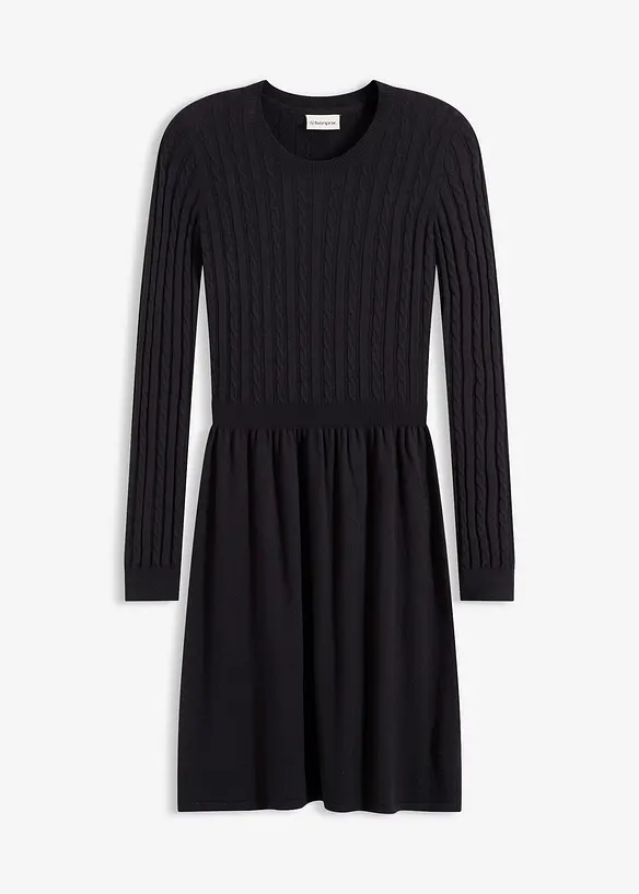 Abito in maglia di misto viscosa, bonprix