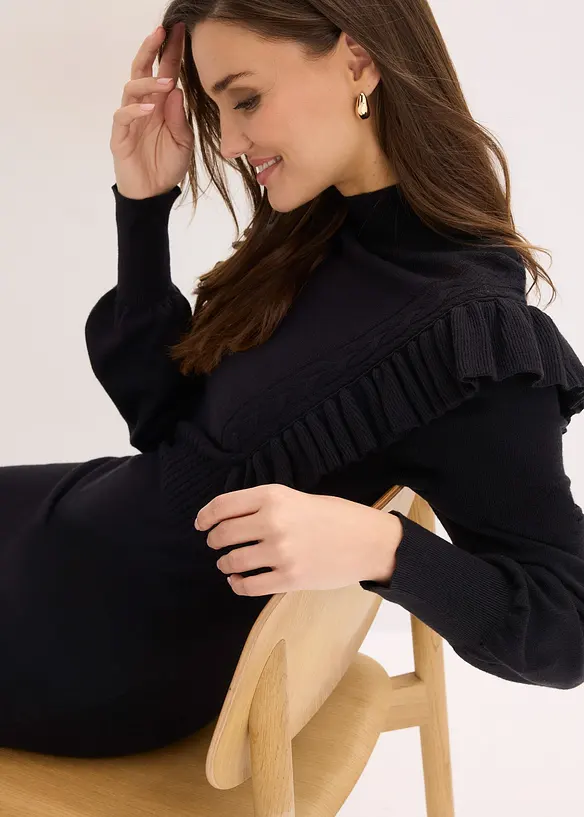 Abito in maglia di misto viscosa, bonprix