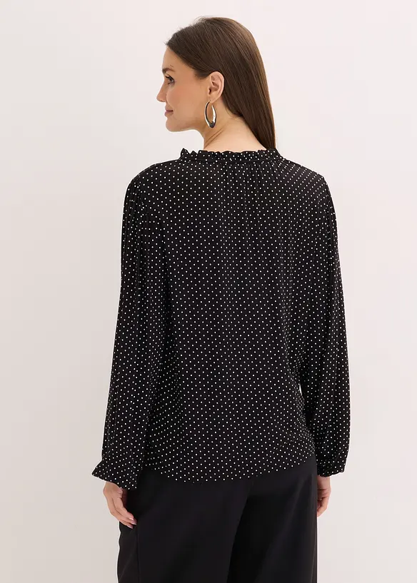 Maglia a maniche lunghe in misto viscosa, bonprix