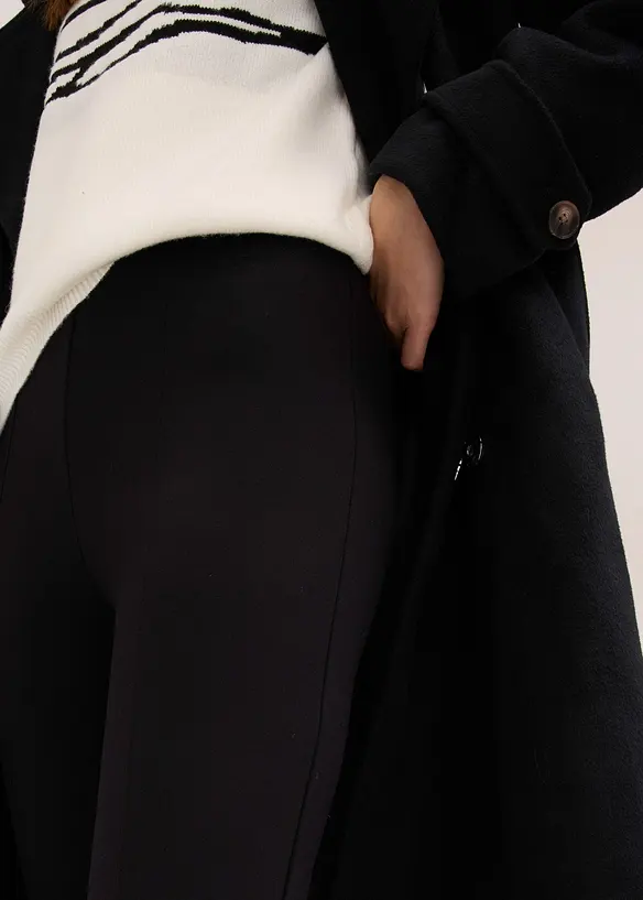 Leggings in punto di Roma comodo, bonprix