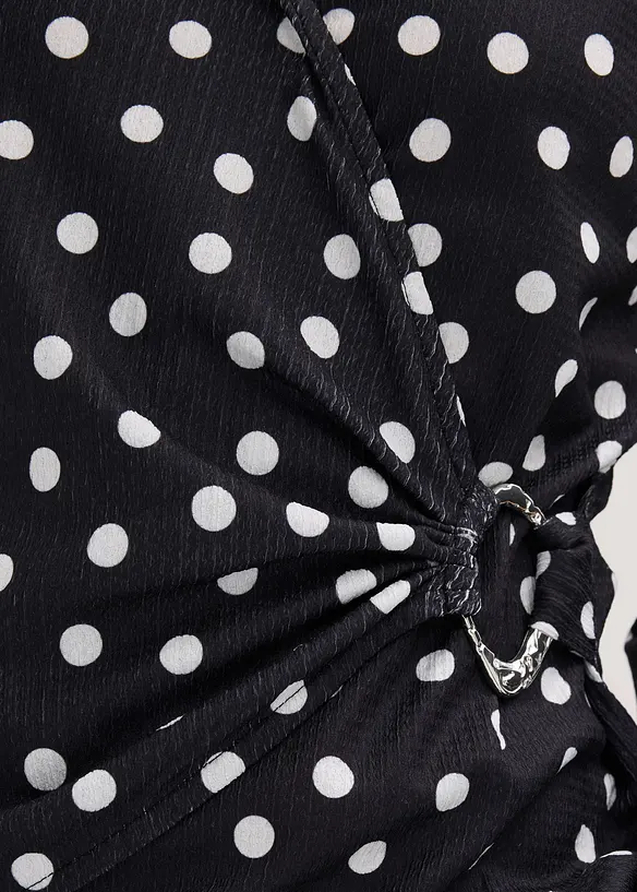 Maglia a maniche lunghe in jersey operato, bonprix