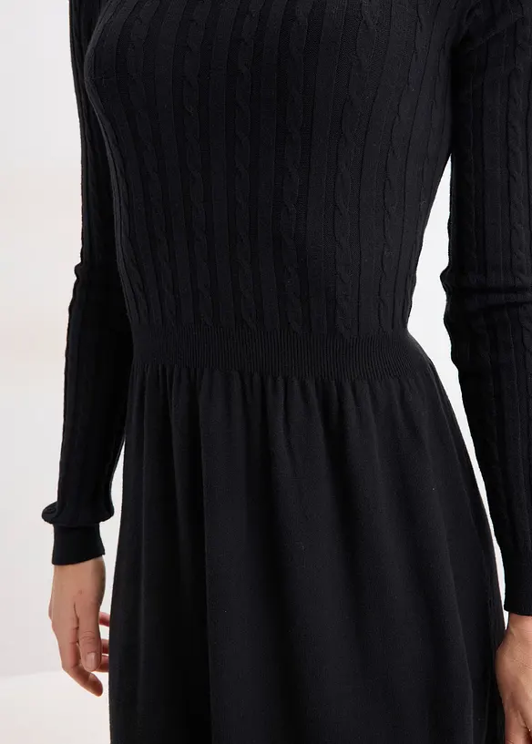 Abito in maglia di misto viscosa, bonprix