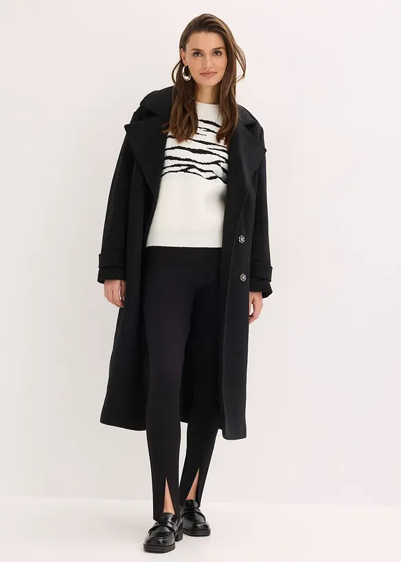 Leggings in punto di Roma comodo, bonprix