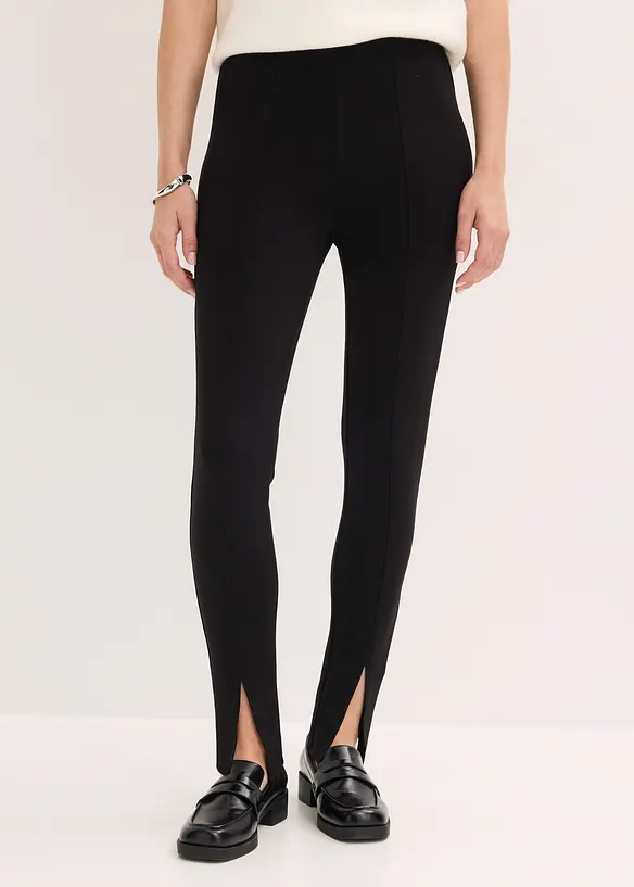 Leggings in punto di Roma comodo, bonprix