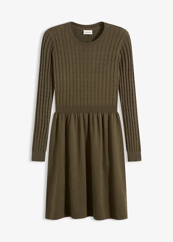 Abito in maglia di misto viscosa, bonprix