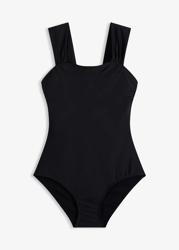 Costume intero con effetto modellante medio e spalline larghe, bonprix