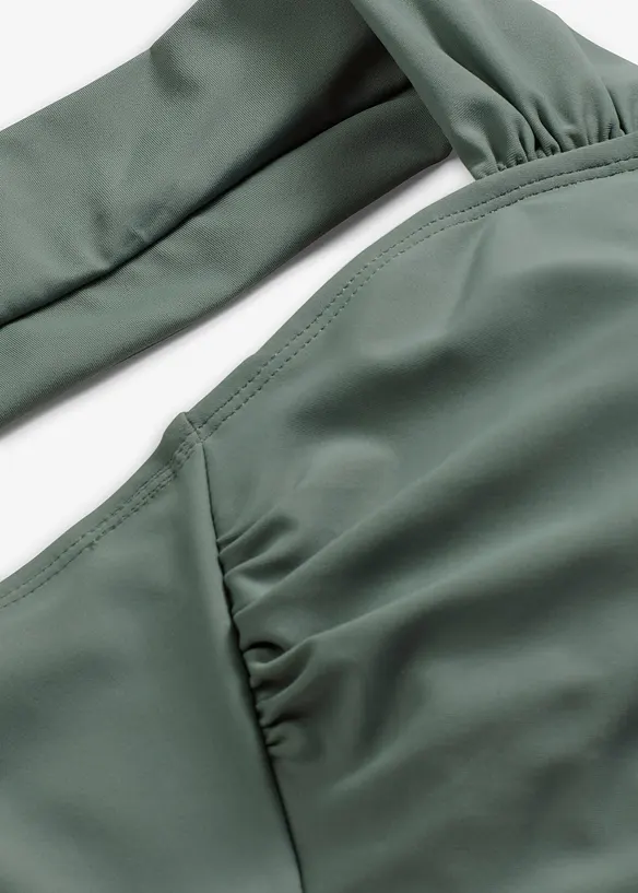 Costume intero con effetto modellante medio e spalline larghe, bonprix