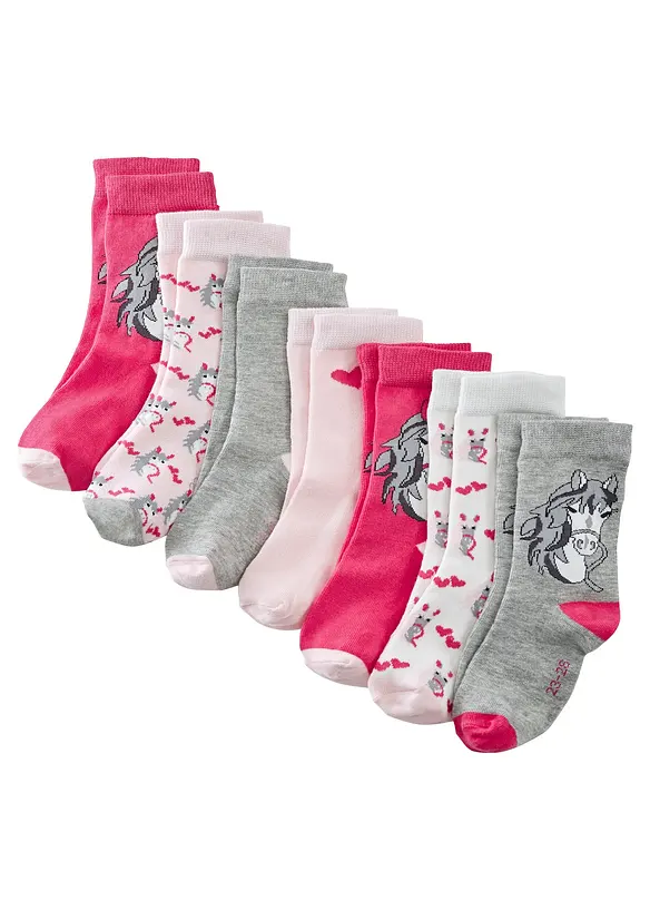 Calzini (pacco da 7 paia) con cotone biologico, bonprix