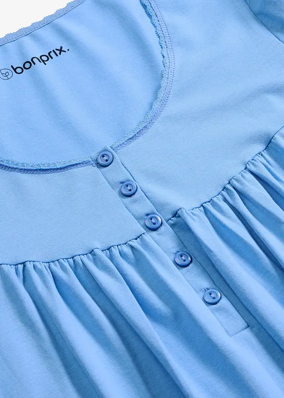 Camicia da notte per l'allattamento con cotone biologico, bonprix