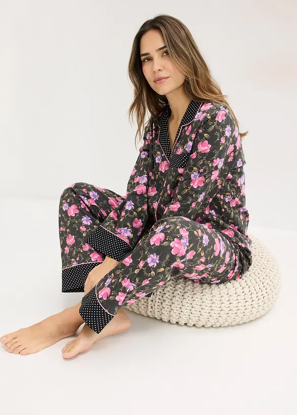 Pigiama in puro cotone, bonprix