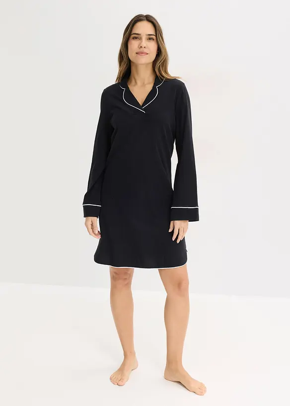 Camicia da notte in morbido cotone, bonprix