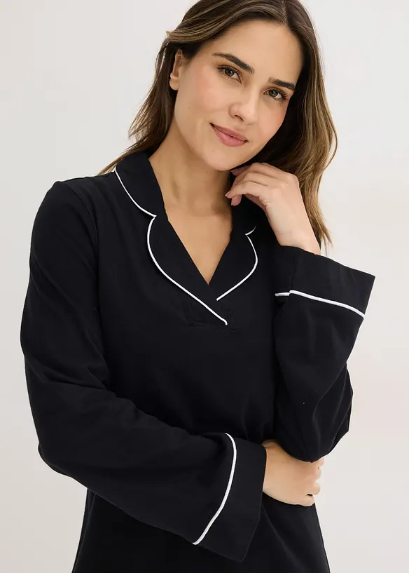Camicia da notte in morbido cotone, bonprix