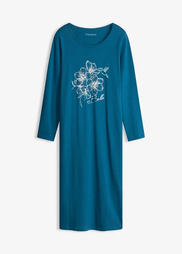 Camicia da notte in puro cotone, bonprix