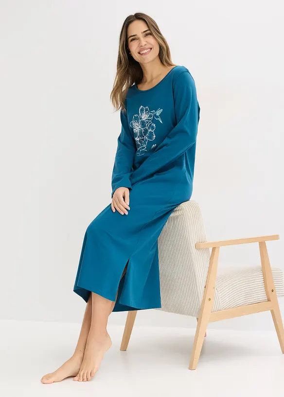 Camicia da notte in puro cotone, bonprix