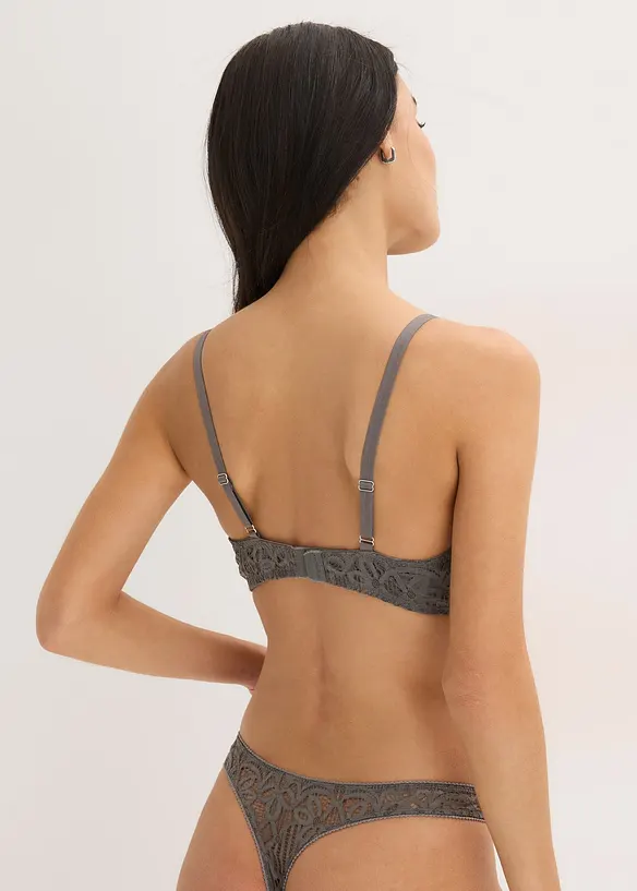 Reggiseno a balconcino in pizzo, bonprix