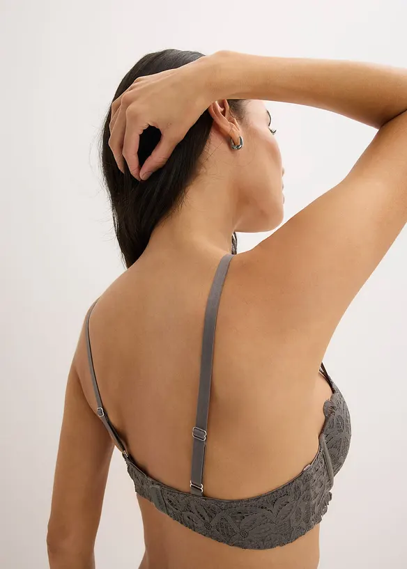 Reggiseno a balconcino in pizzo, bonprix