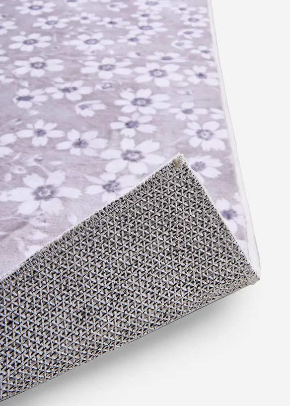 Tappeto da bagno con motivo floreale, bonprix