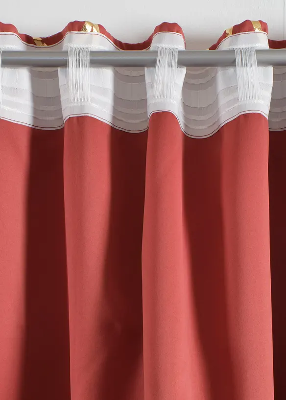 Tenda semioscurante in fantasia lucida (pacco da 1), bonprix