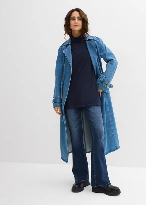 Maglia dolcevita in puro cotone biologico, bonprix