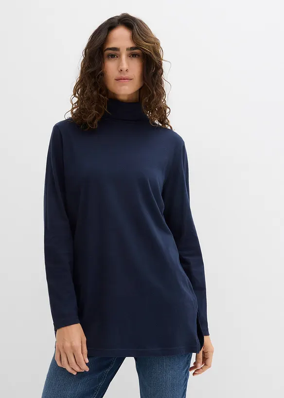 Maglia dolcevita in puro cotone biologico, bonprix