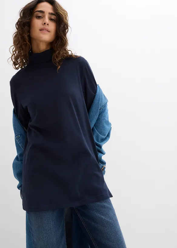 Maglia dolcevita in puro cotone biologico, bonprix