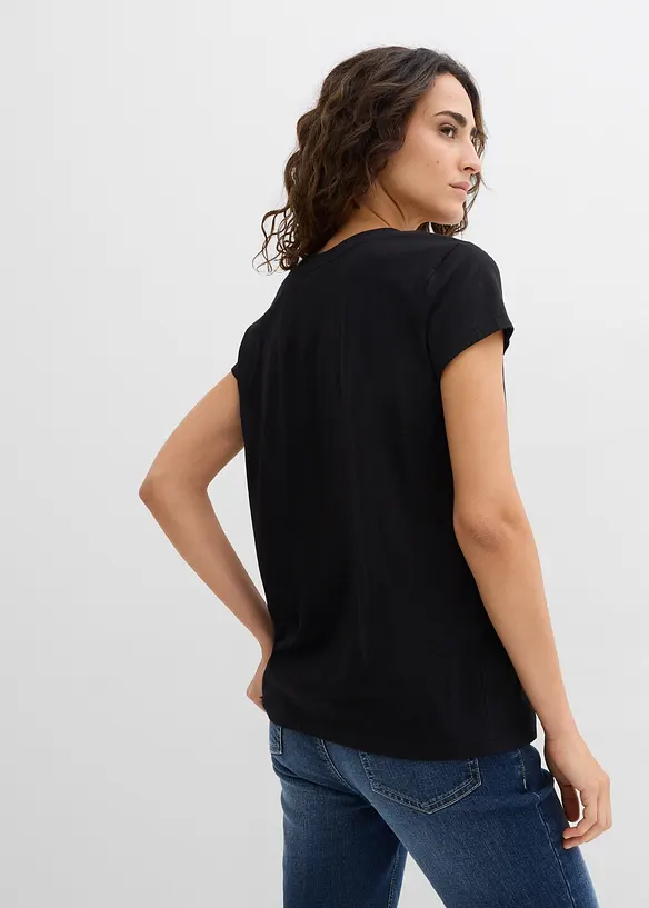 T-shirt in puro cotone biologico (pacco da 2), bonprix