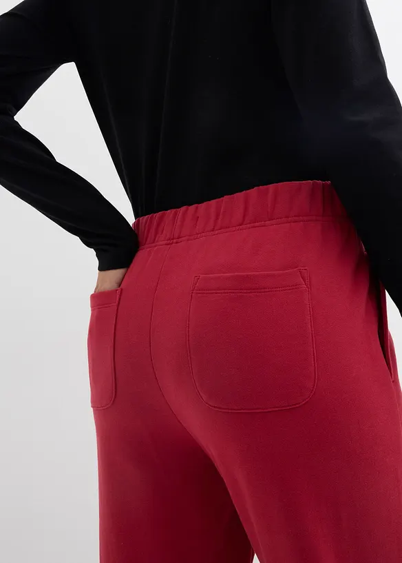 Pantaloni in felpa di puro cotone biologico (pacco da 2), bonprix
