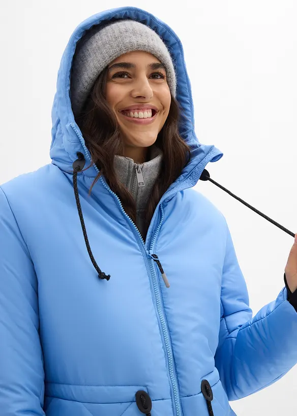 Giaccone tecnico trapuntato con dettagli riflettenti, bonprix