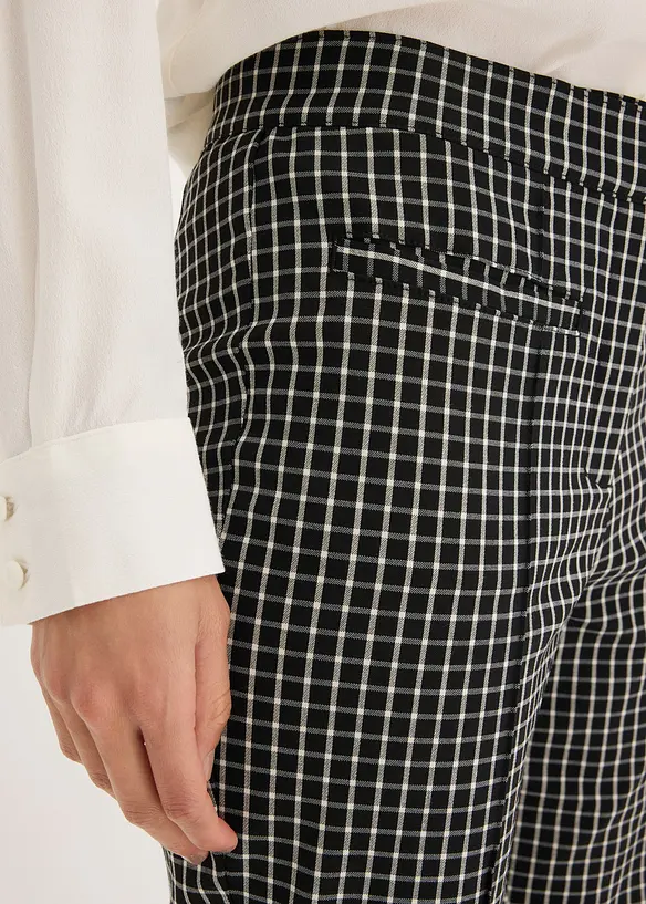 Pantaloni in bengalina con elastico in vita, bonprix