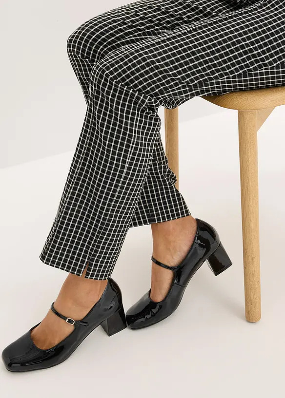 Pantaloni in bengalina con elastico in vita, bonprix