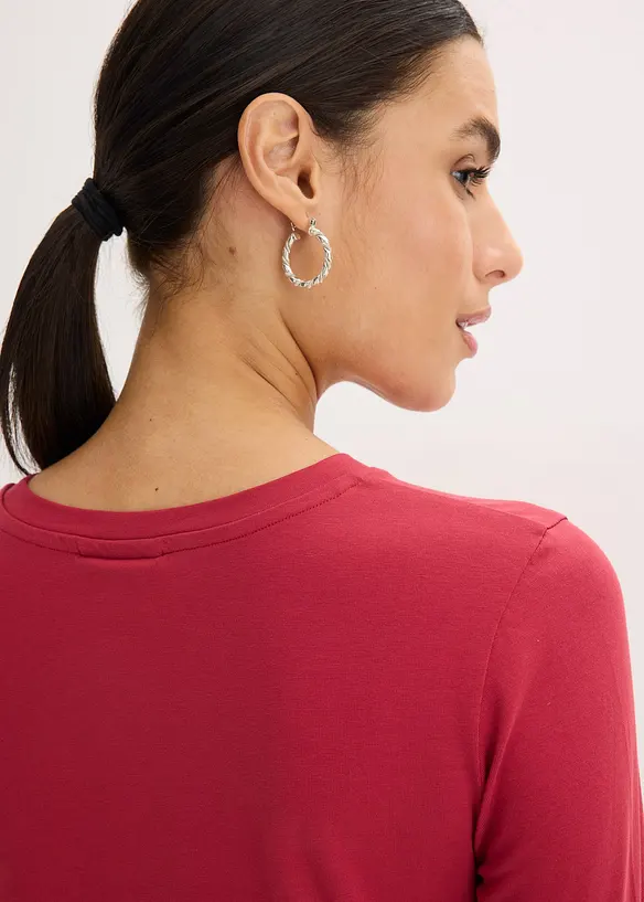 Maglia a maniche lunghe con cotone biologico, bonprix