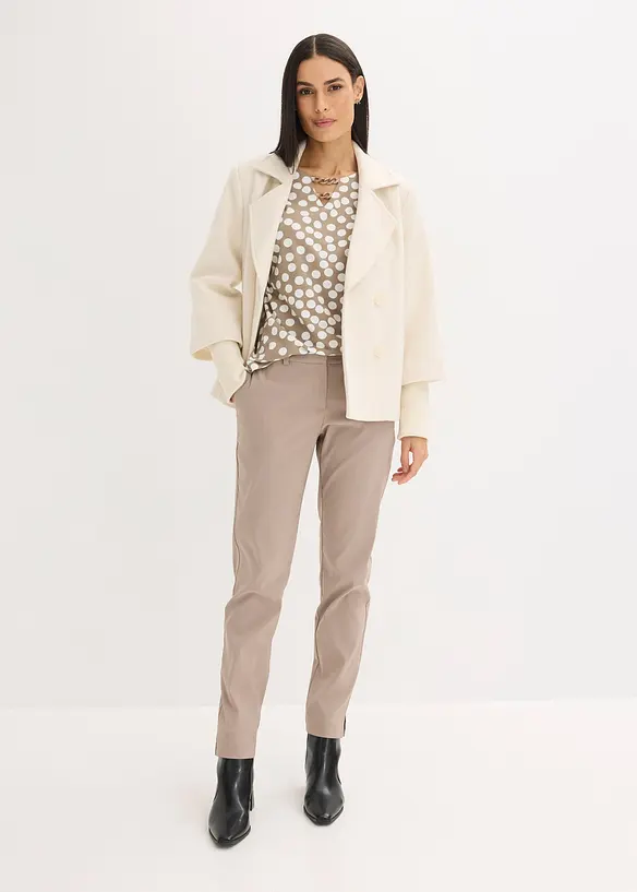 Tunica a maniche lunghe con dettaglio decorativo, bonprix