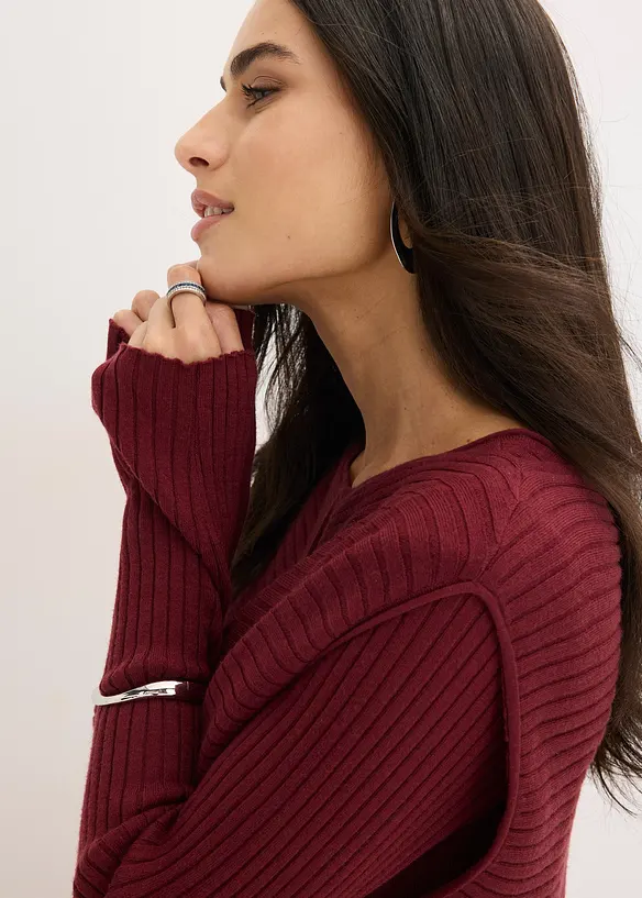 Abito in maglia e gilet (set 2 pezzi), bonprix