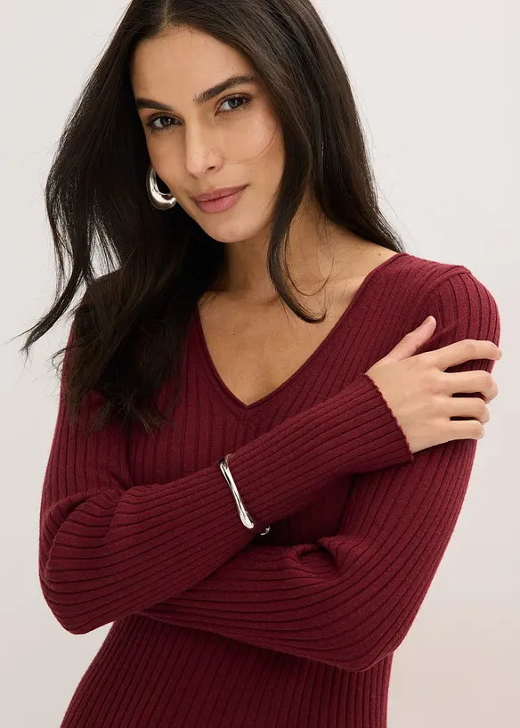 Abito in maglia e gilet (set 2 pezzi), bonprix