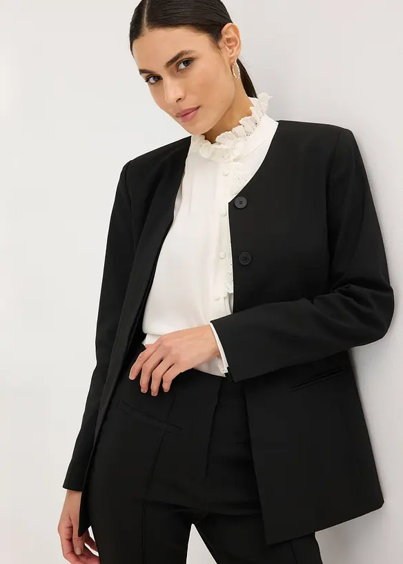 Blazer in bengalina elasticizzata, bonprix