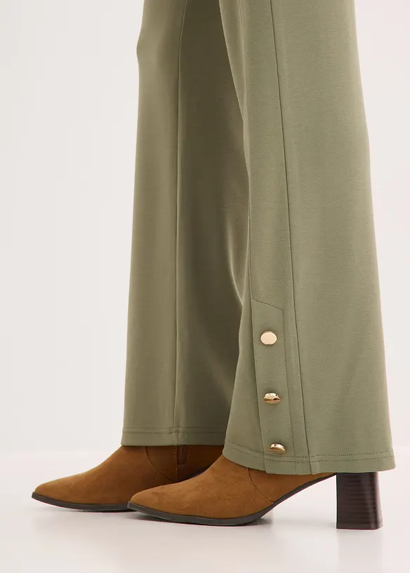 Pantaloni in jersey punto di Roma, bonprix