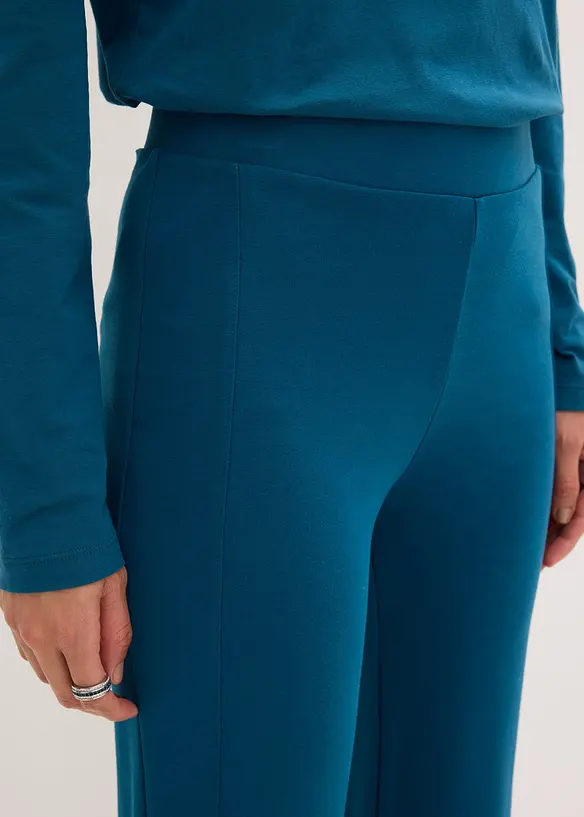 Pantaloni in jersey punto di Roma, bonprix