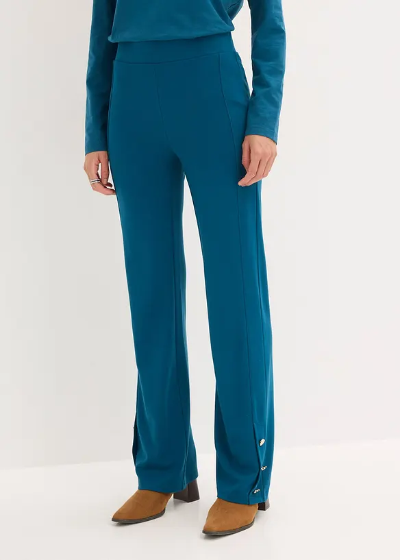 Pantaloni in jersey punto di Roma, bonprix